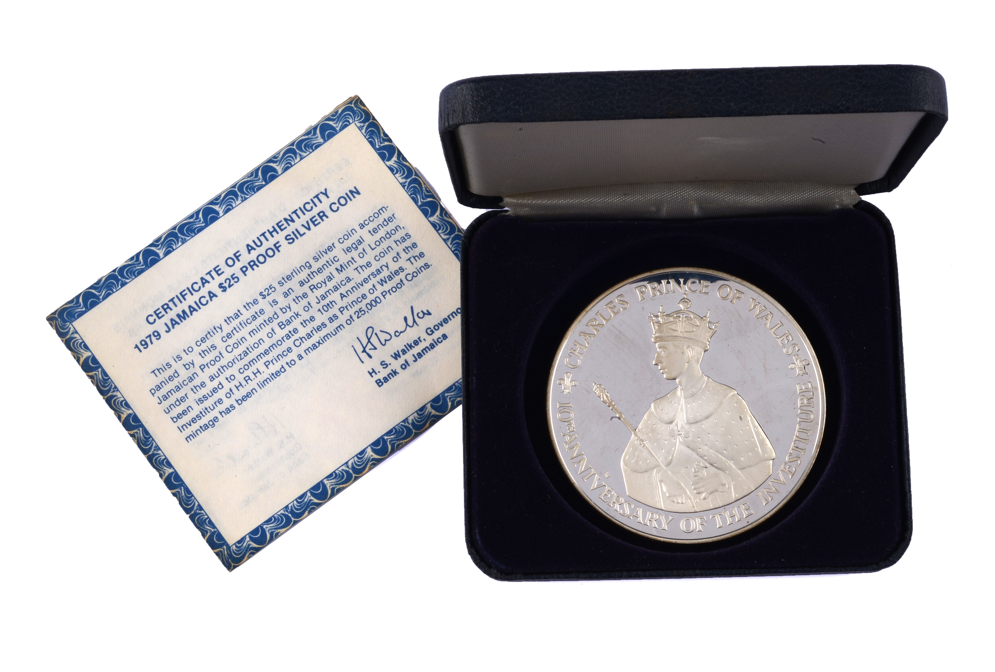 Moneta 25 dollari Jamaica 1979