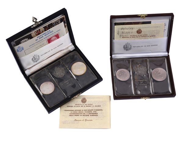 Quattro monete commemorative