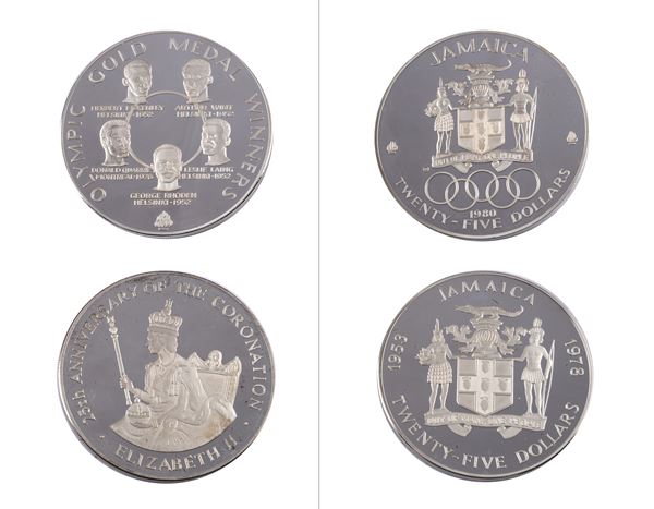 Due monete commemorative