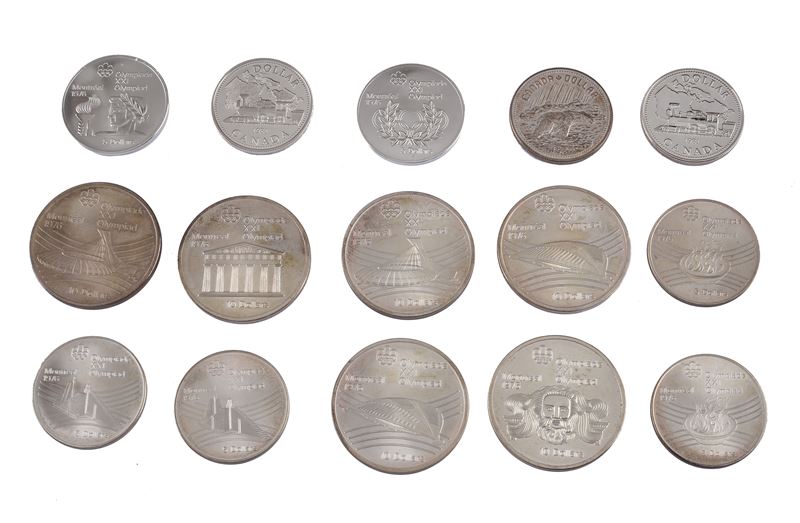 Serie di quindici monete