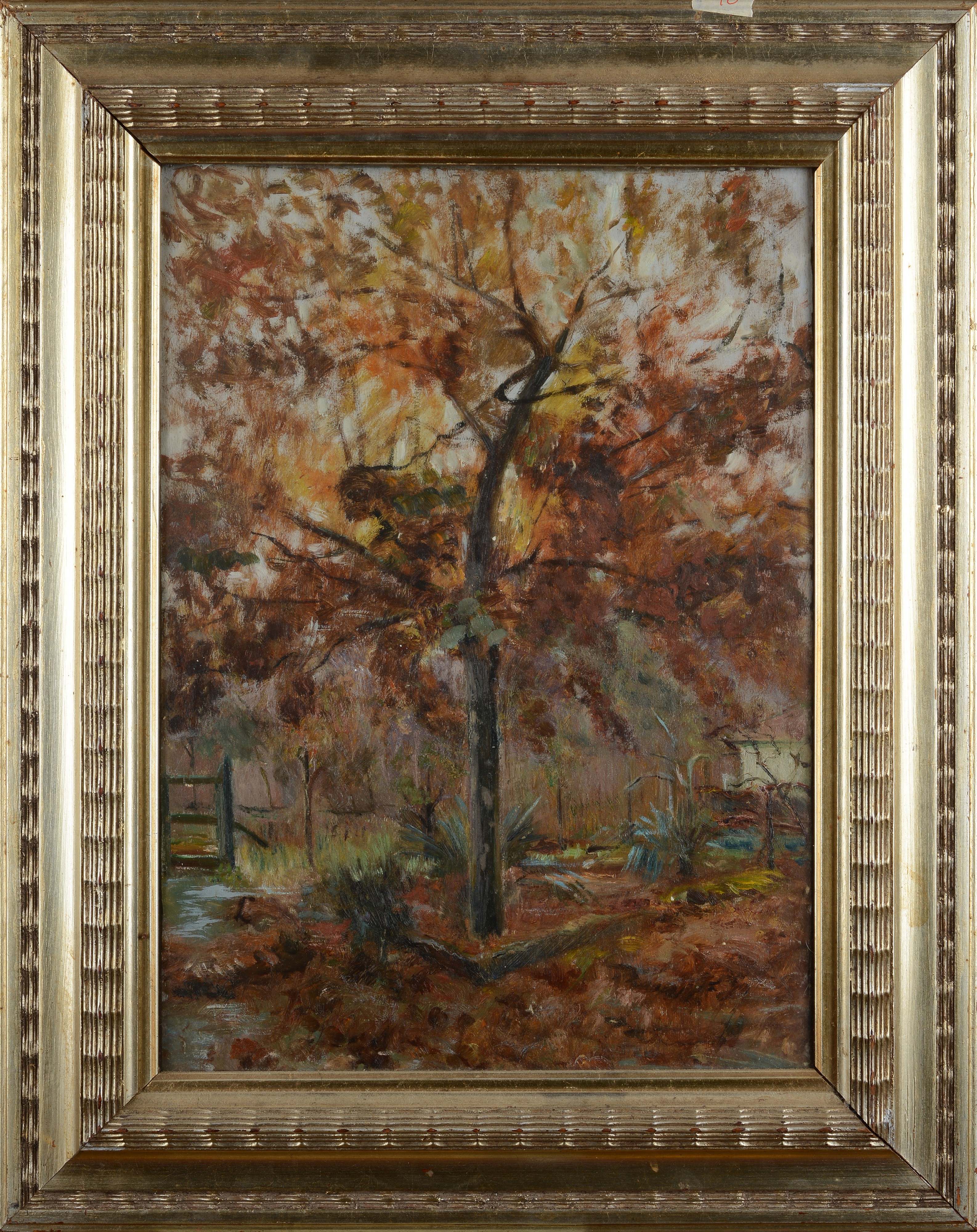 Albero (fronte) Vaso di fiori (verso)