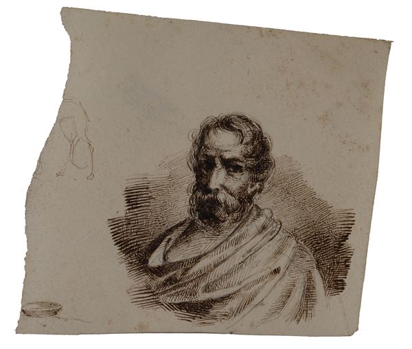 Anonimo, XVIII - XIX sec. - Ritratto virile