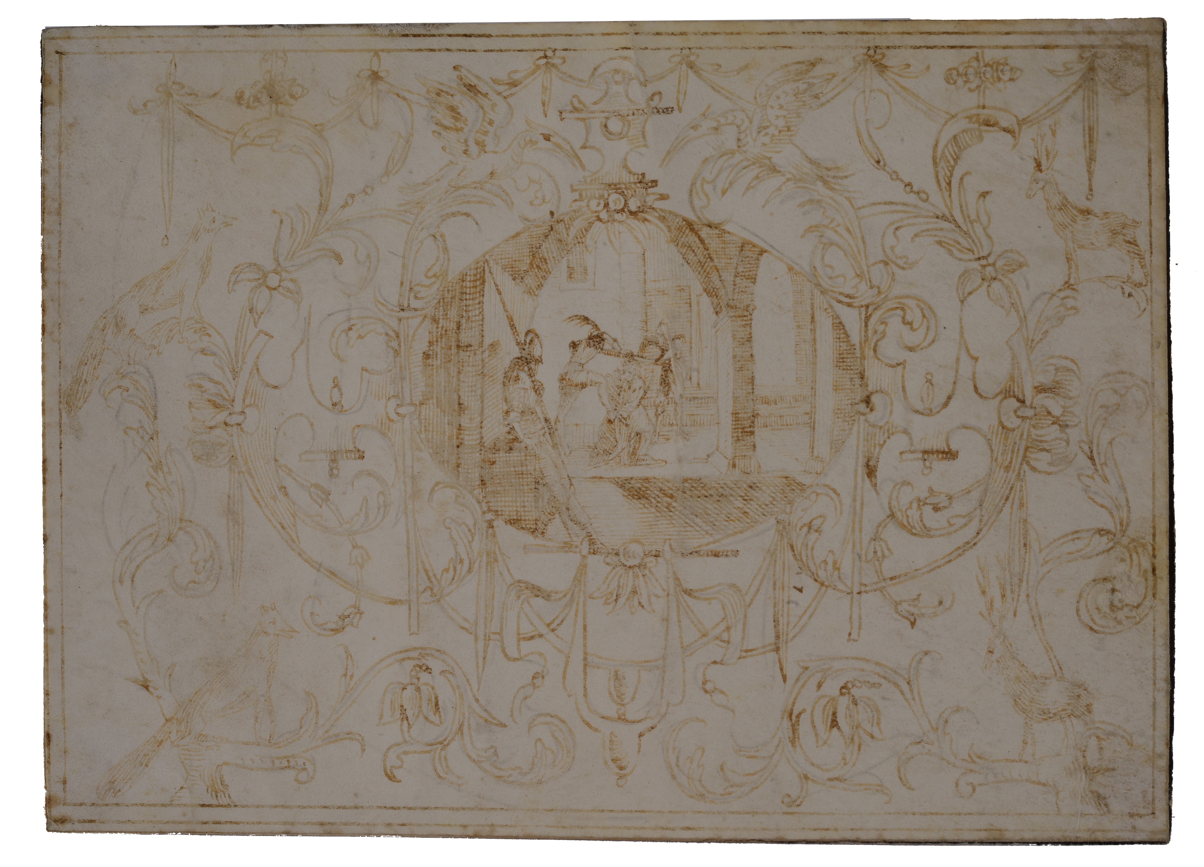 Studi per grottesche (due fogli)