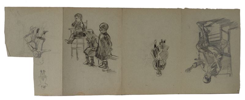 Studi di bambini e figura