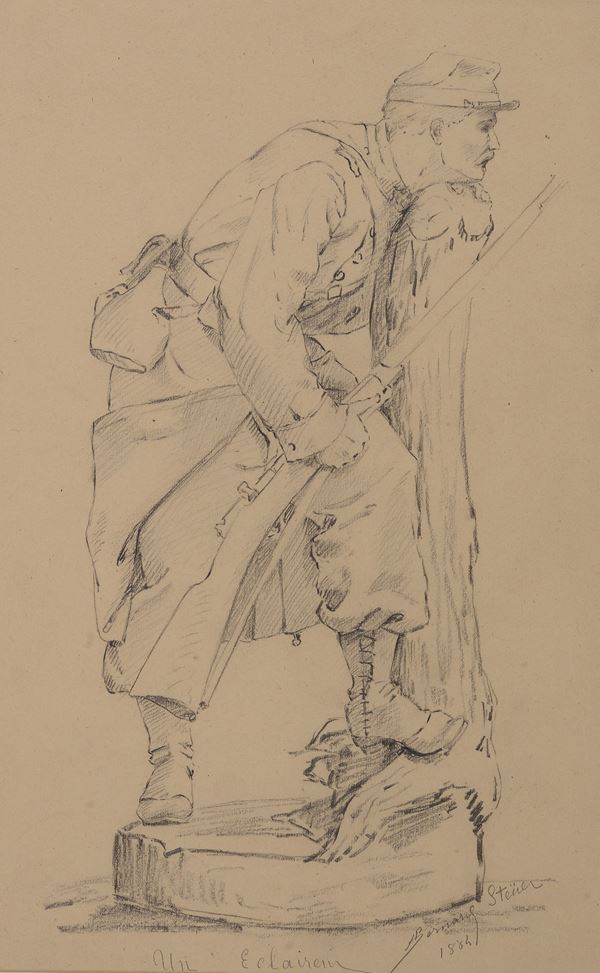 Adrien Bernard Steüer - Soldato