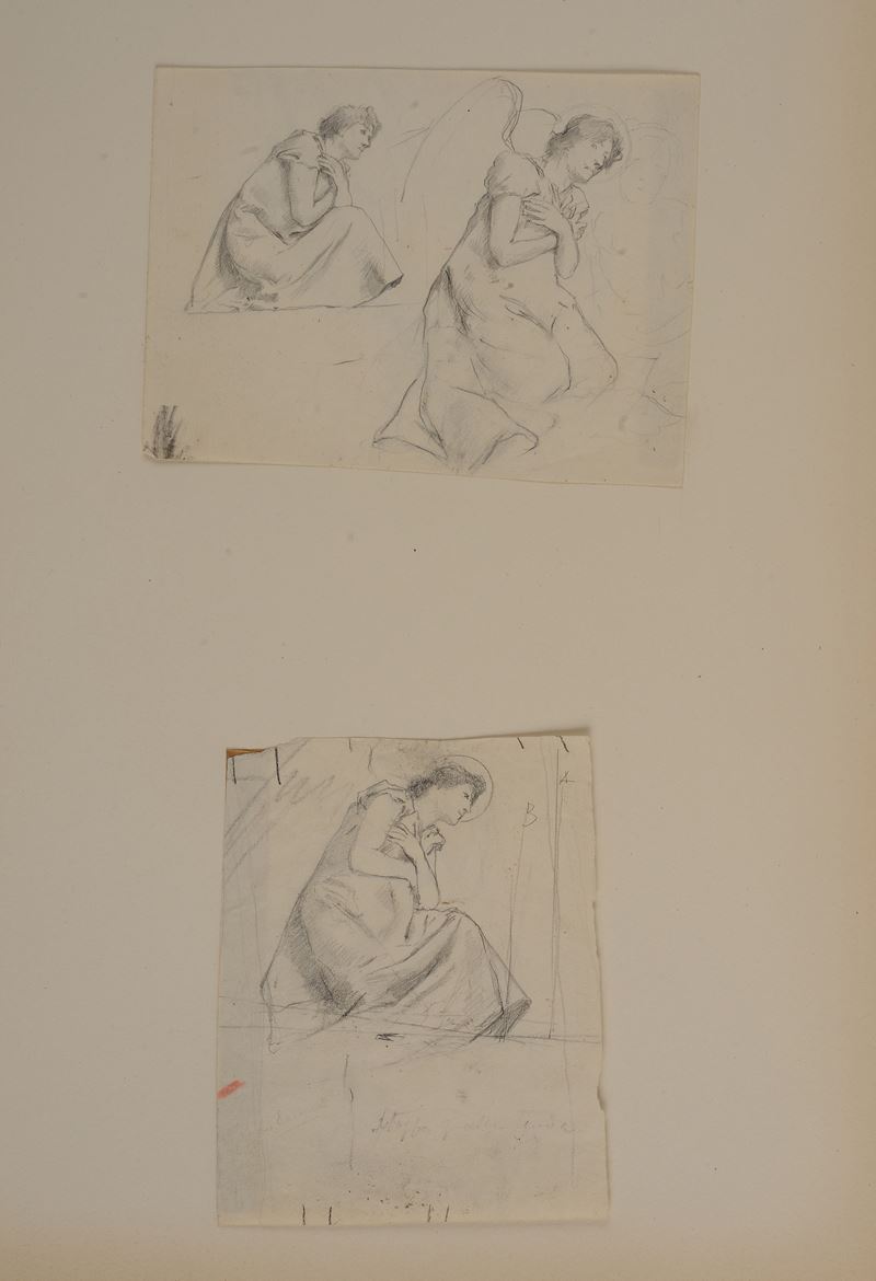 Studio per angeli (due fogli)