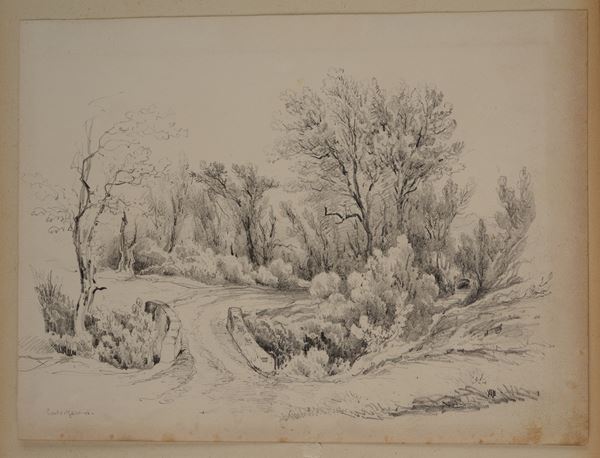 Carlo Mancini - Strada nel bosco