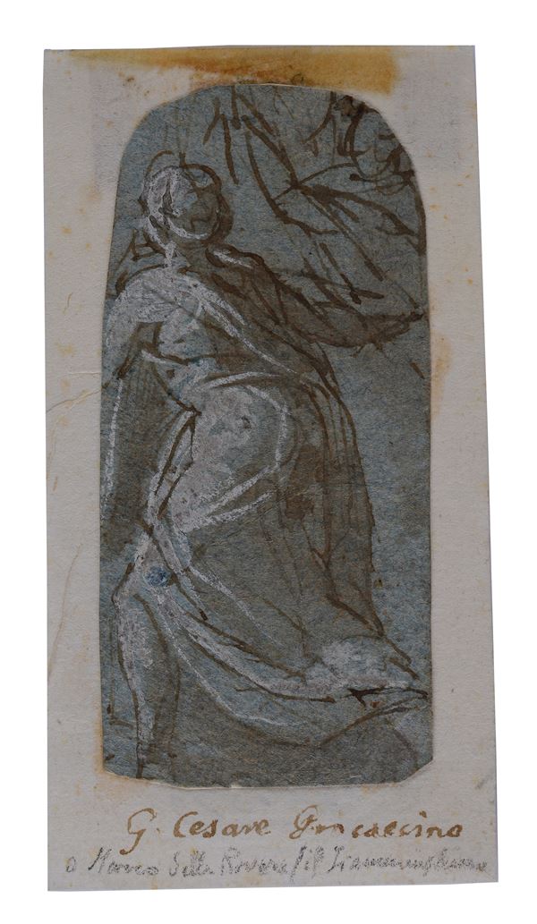 Scuola Italia Settentrionale, XVII sec. - Figura di spalle