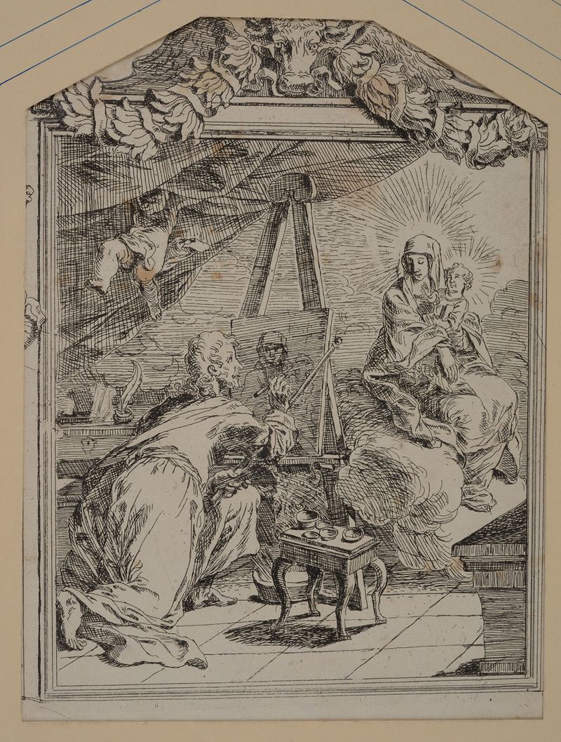 San Luca dipinge il ritratto della Vergine