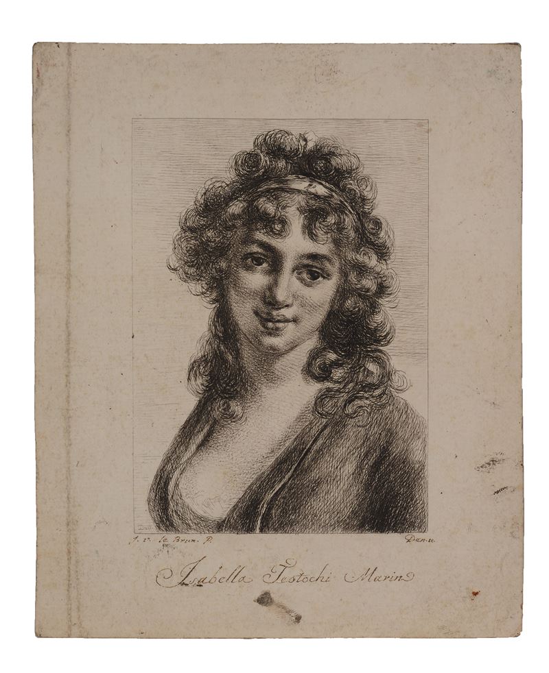 Lotto composto da cinque opere di grafica