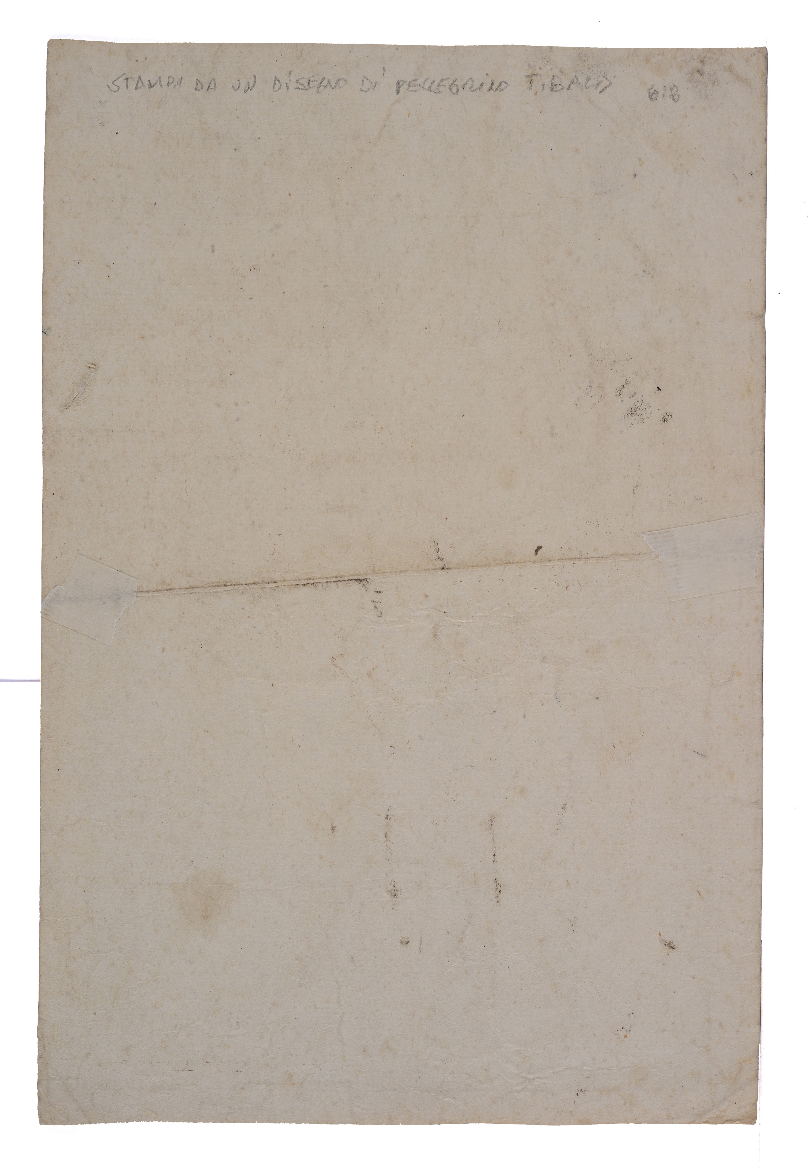 San Giovanni Battista battezza il popolo (Dall'Affresco di Pellegrino Tibaldi, Cappella Poggi, Ch...