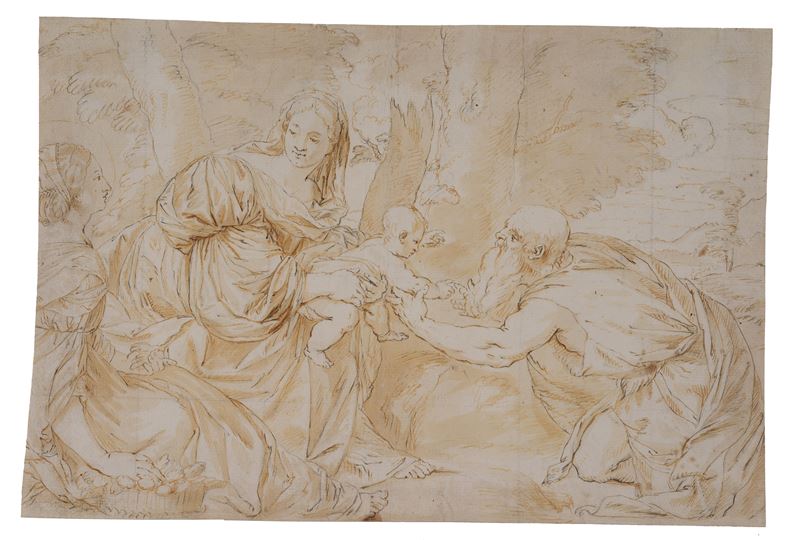 Scuola Italia Settentrionale, XVIII Sec. - Sacra Famiglia