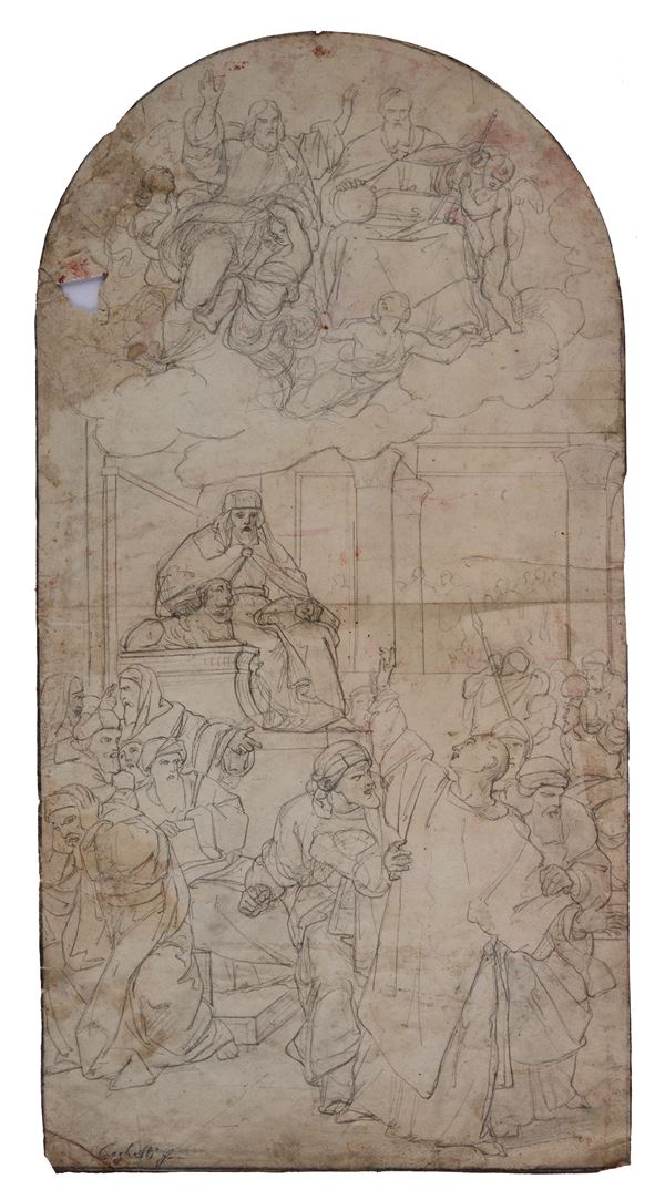 Attr. a Francesco Coghetti - Scena di Martirio