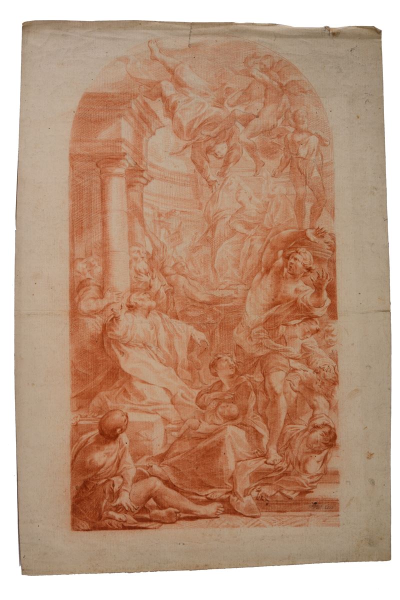 Anonimo, XVIII Sec. - Scena di Miracolo