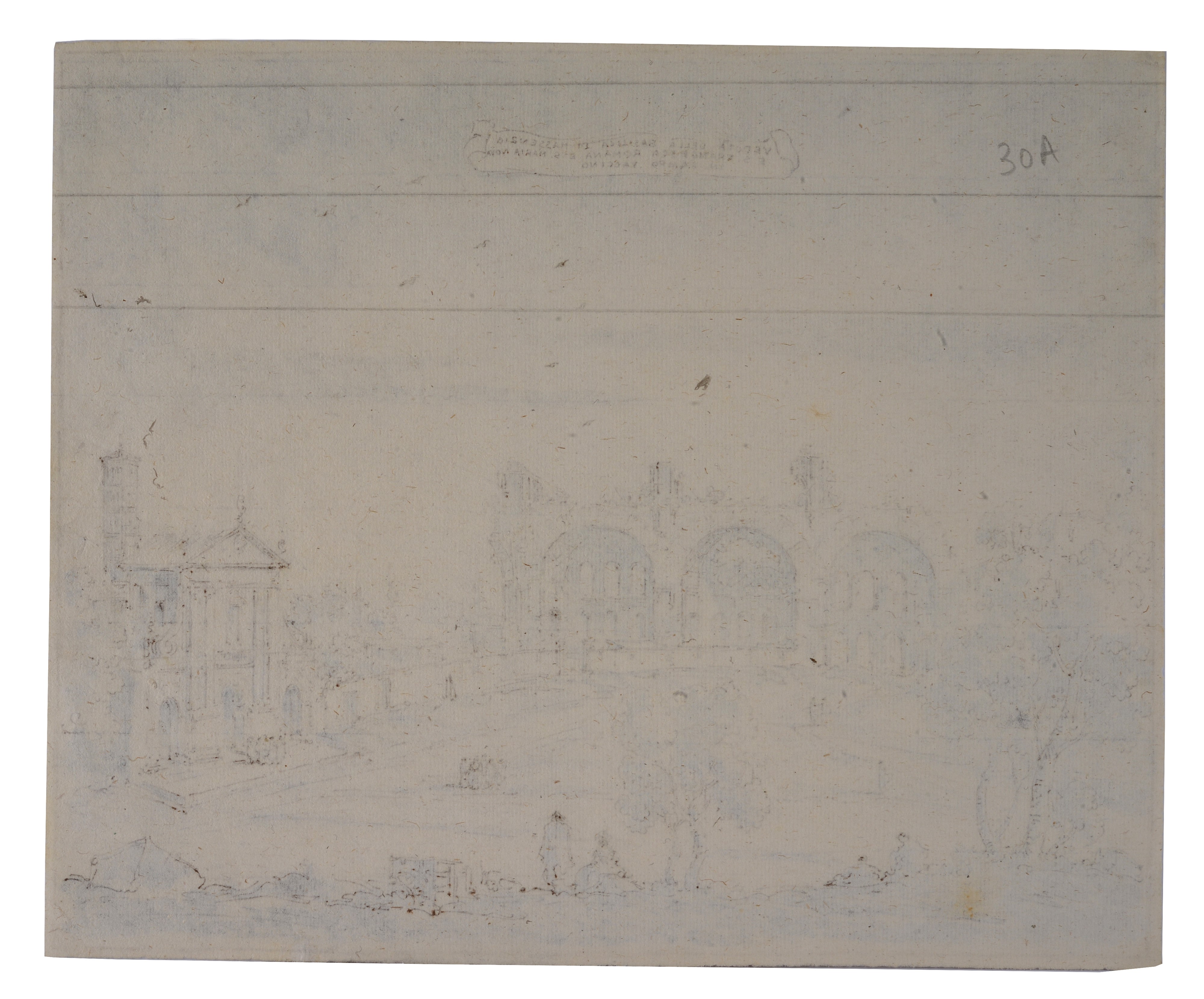 Anonimo, Fine XVIII Sec. - La Basilica di Massenzio