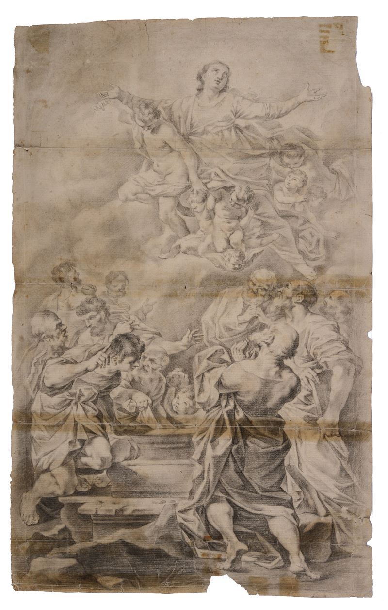 Ascensione della Vergine (da Agostino Carracci)