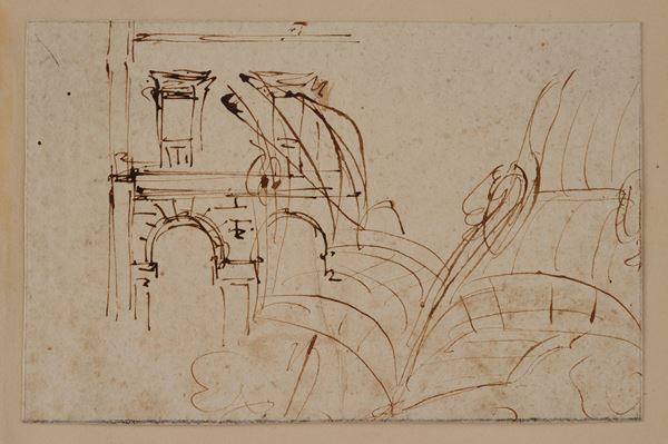Anonimo, XVIII sec. - Studio architettonico