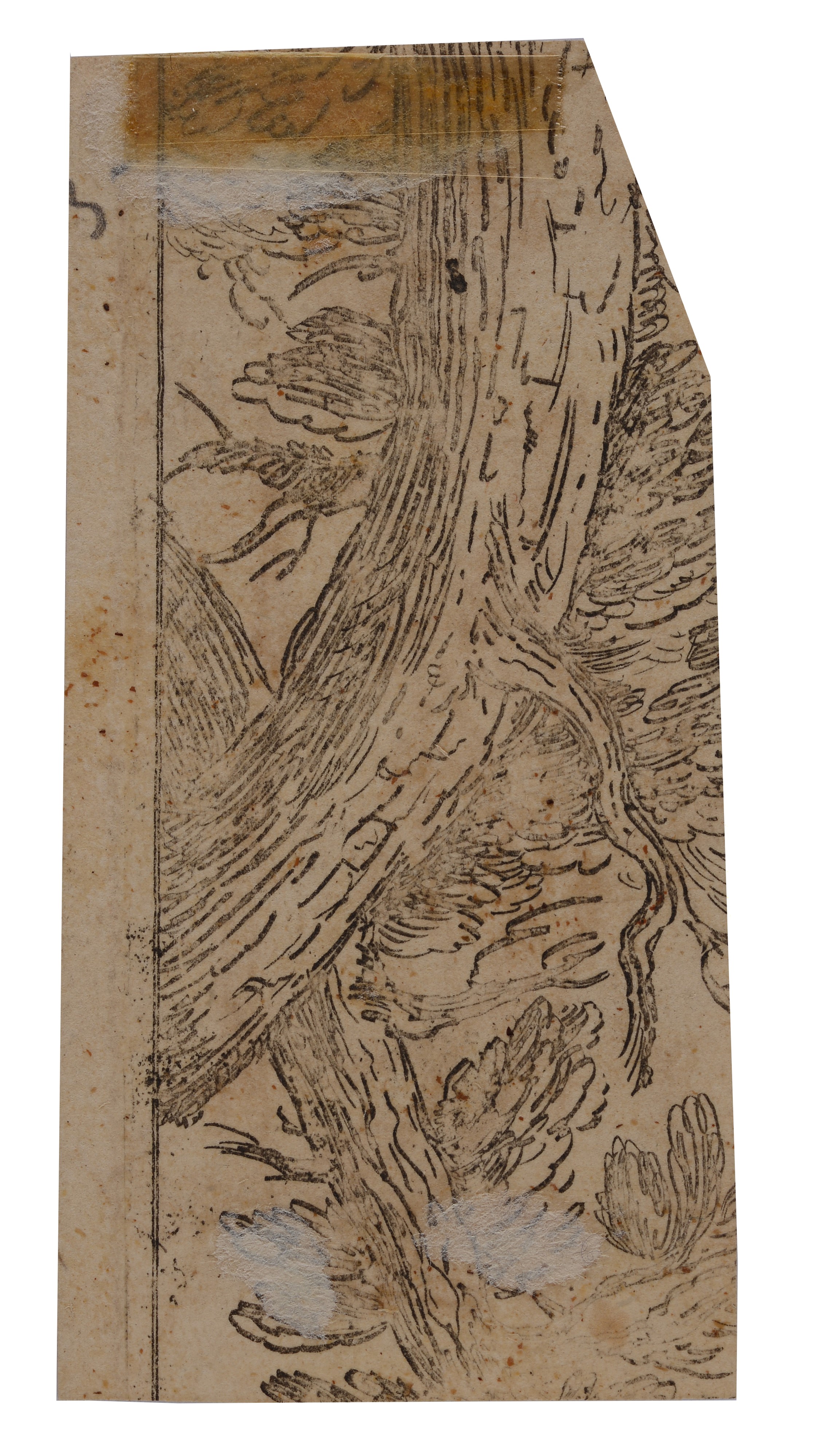 Anonimo, XVIII Sec. - Figura con Bastone