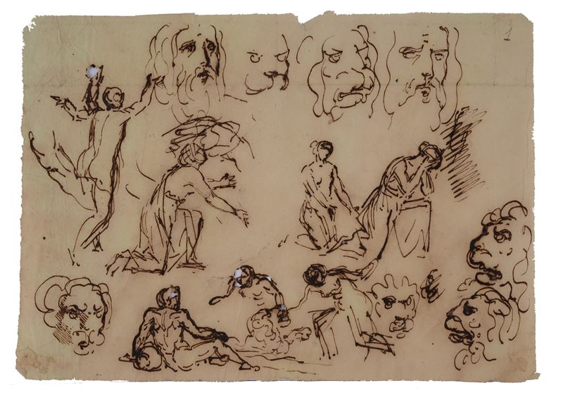 Studi di figura e volti