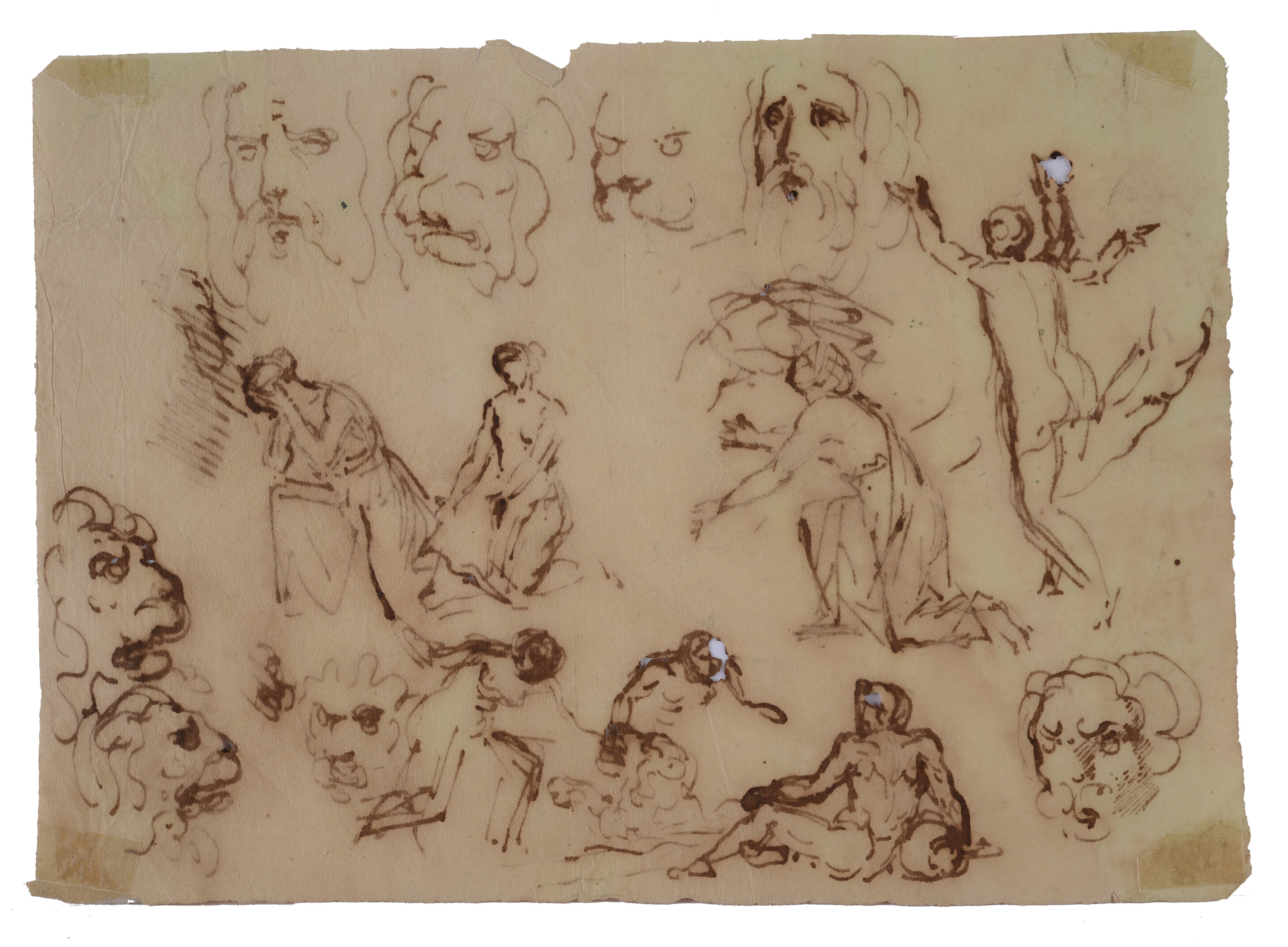 Studi di figura e volti