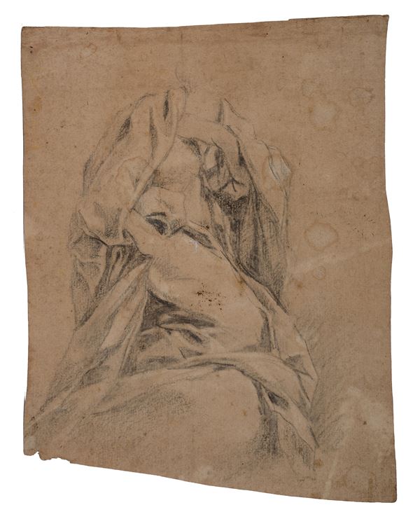 Anonimo, XVIII - XIX sec. - Studio per una santa