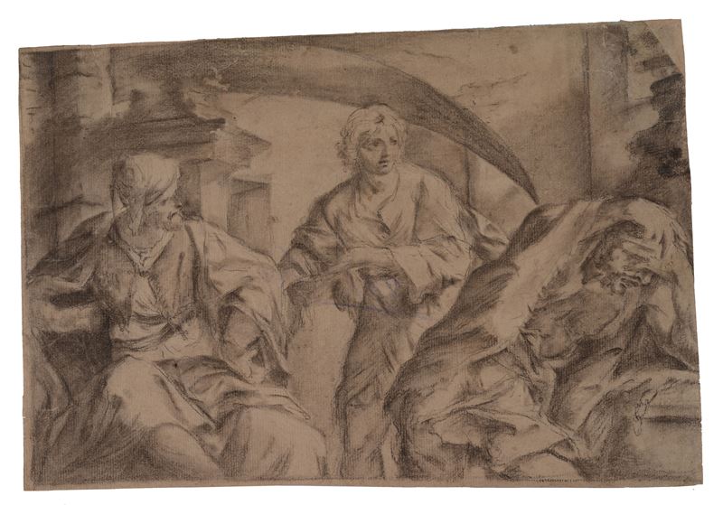 Scuola Italia Settentrionale, XVIII Sec. - Scena Biblica