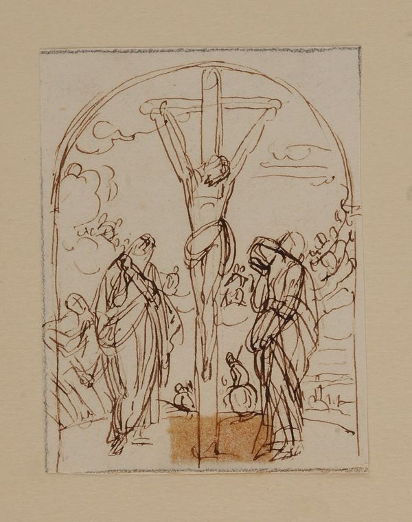 Anonimo, XIX sec. - Crocifissione