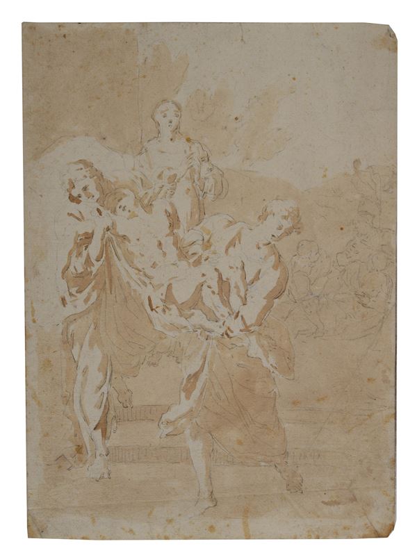 Anonimo, inizi XVIII sec. - Trasporto del corpo di Cristo