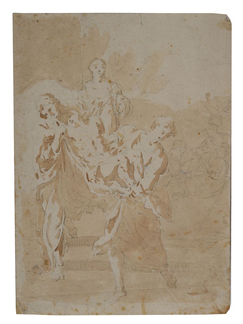 Anonimo, Inizi XVIII Sec. - Trasporto del Corpo di Cristo