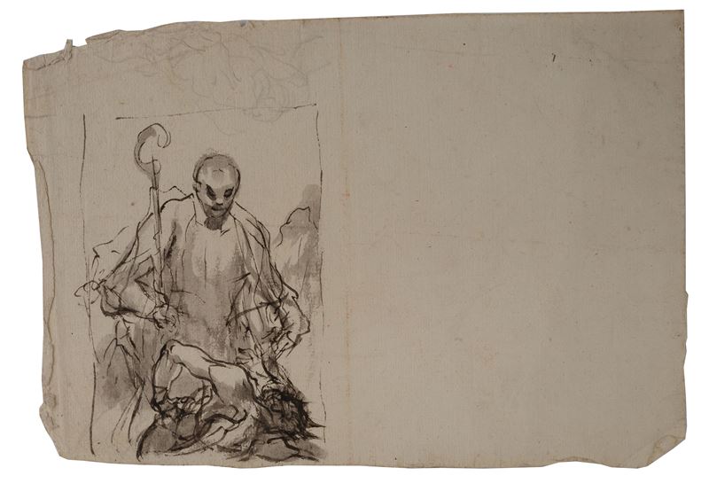 Santo scaccia il Demonio