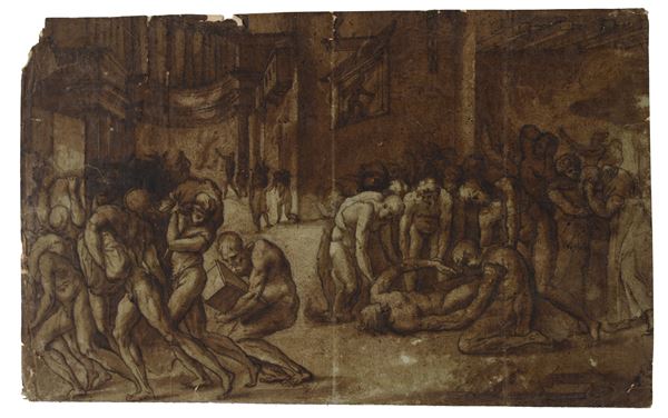 Scuola Italia Centrale, XVI sec. - L'incendio di Borgo