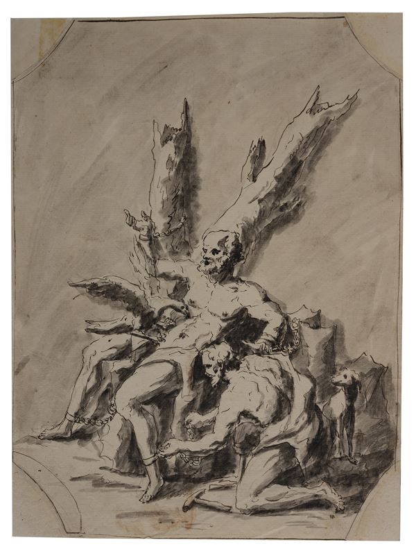 Scuola Italia Settentrionale, XVIII sec. - Apollo e Marsia