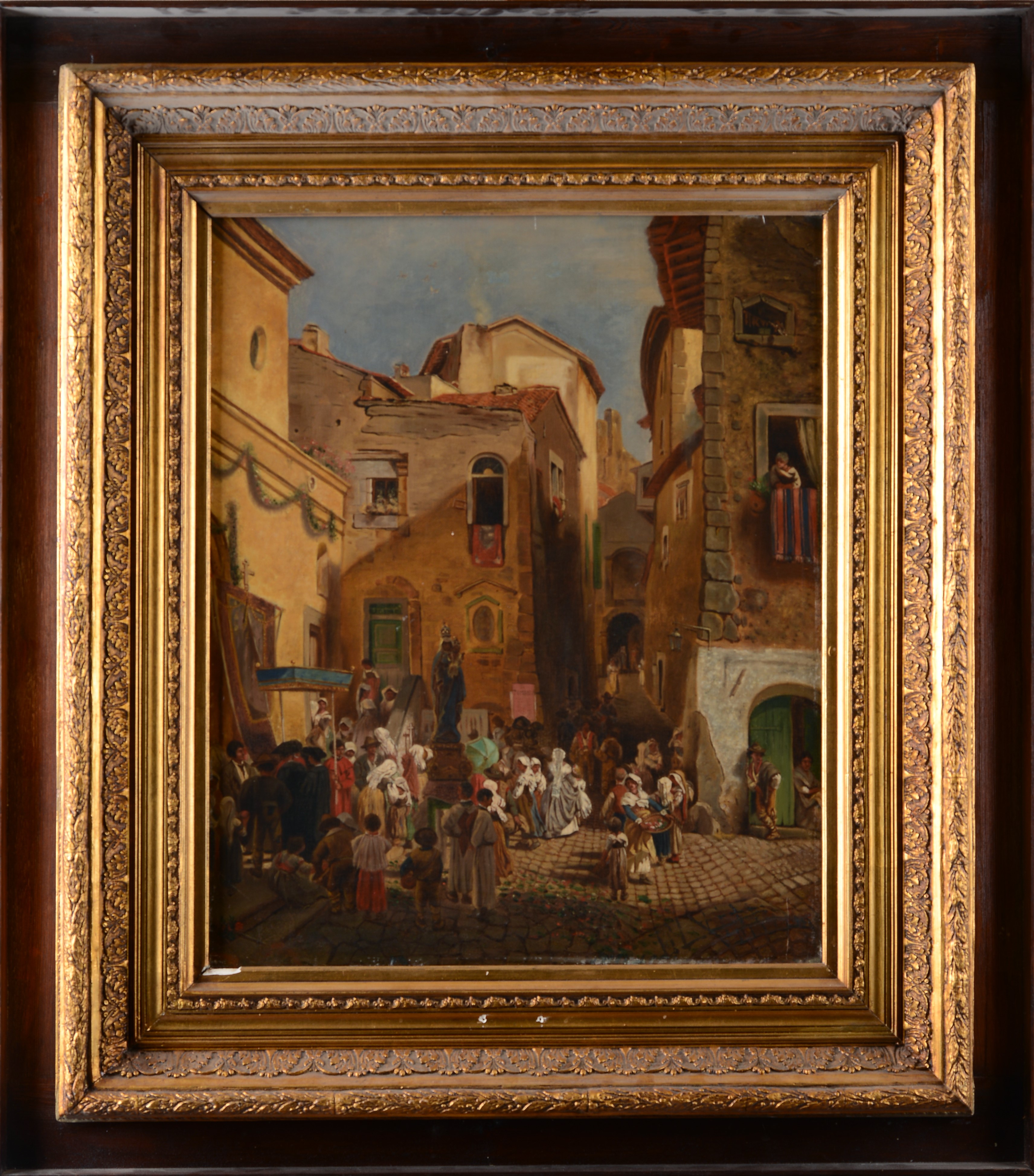 Attr. a Oswald Achenbach - Madonna Nera di Frosinone