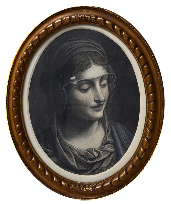 Anonimo, XX sec. - Testa della Vergine