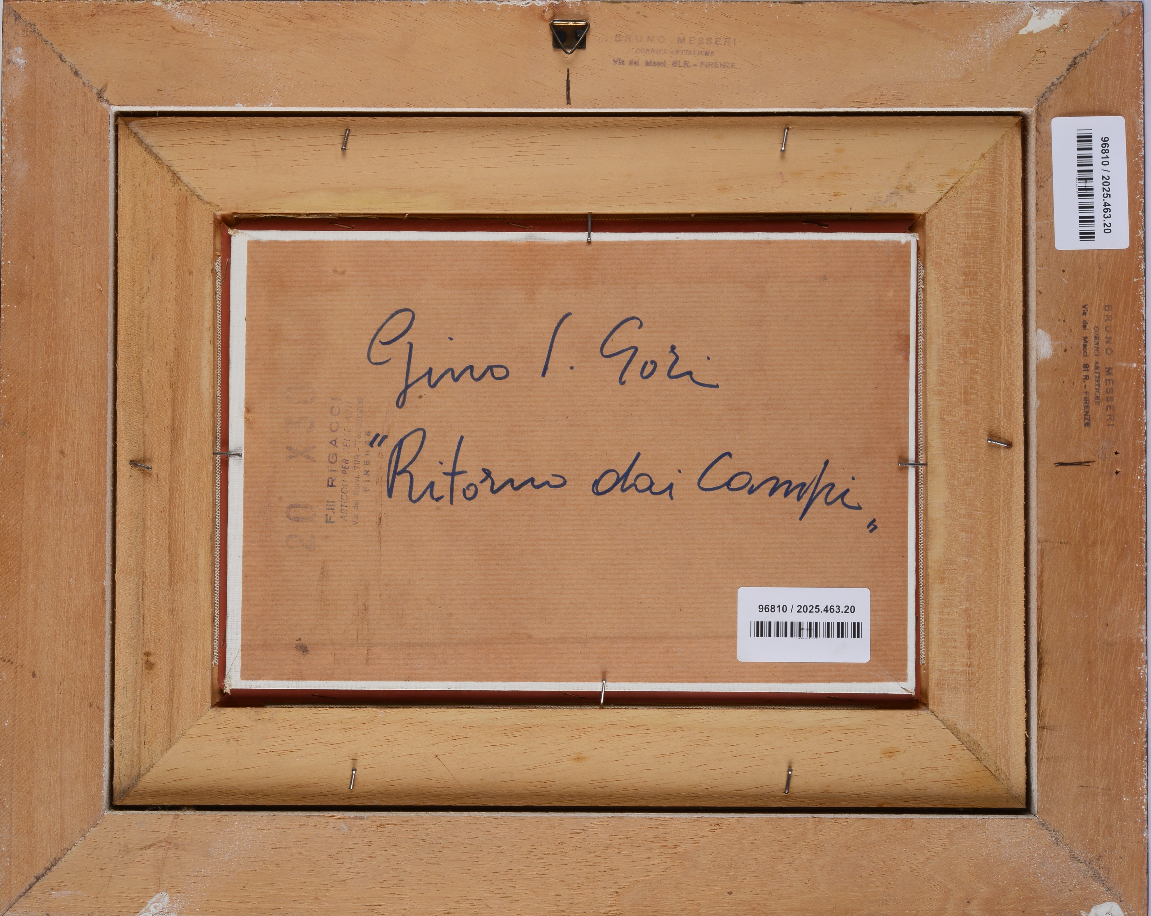 Gino Paolo Gori - Ritorno dai Campi