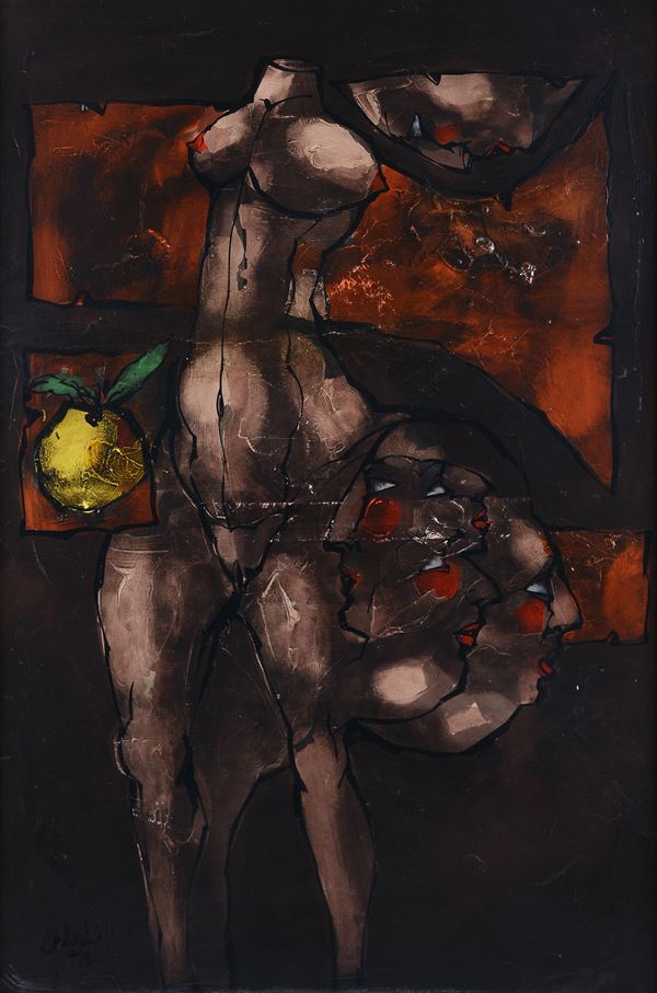 Salvador Aulestia - Evoluzione picassiana- donna perduta (omaggio a Picasso)