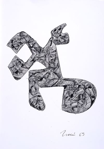 Chimera, inchiostro su carta