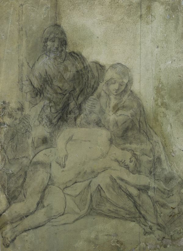 Anonimo, XVIII - XIX sec. - Compianto su Cristo morto