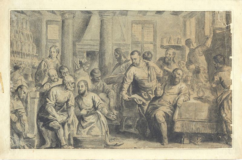Lavanda dei piedi (da Paolo Veronese)
