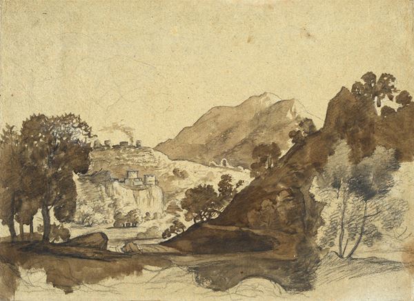 Anonimo, XIX sec. - Paesaggio