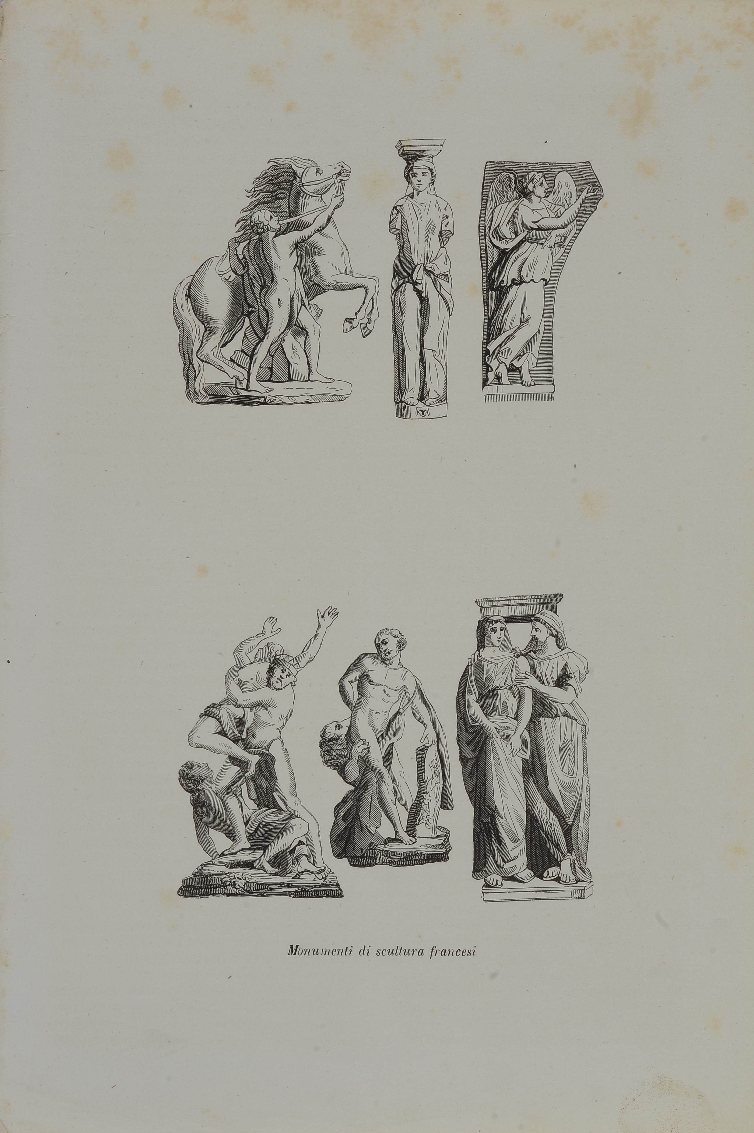 Lotto composto da tredici incisioni