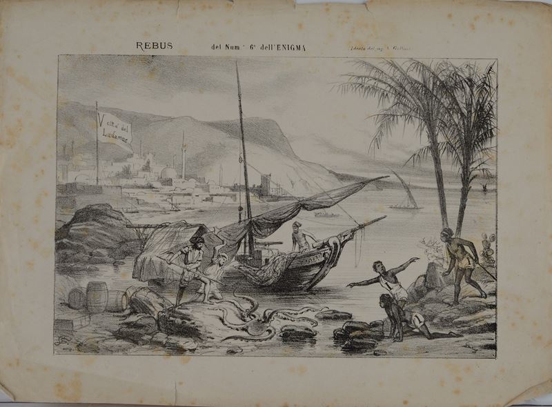 Lotto composto da unidici incisioni