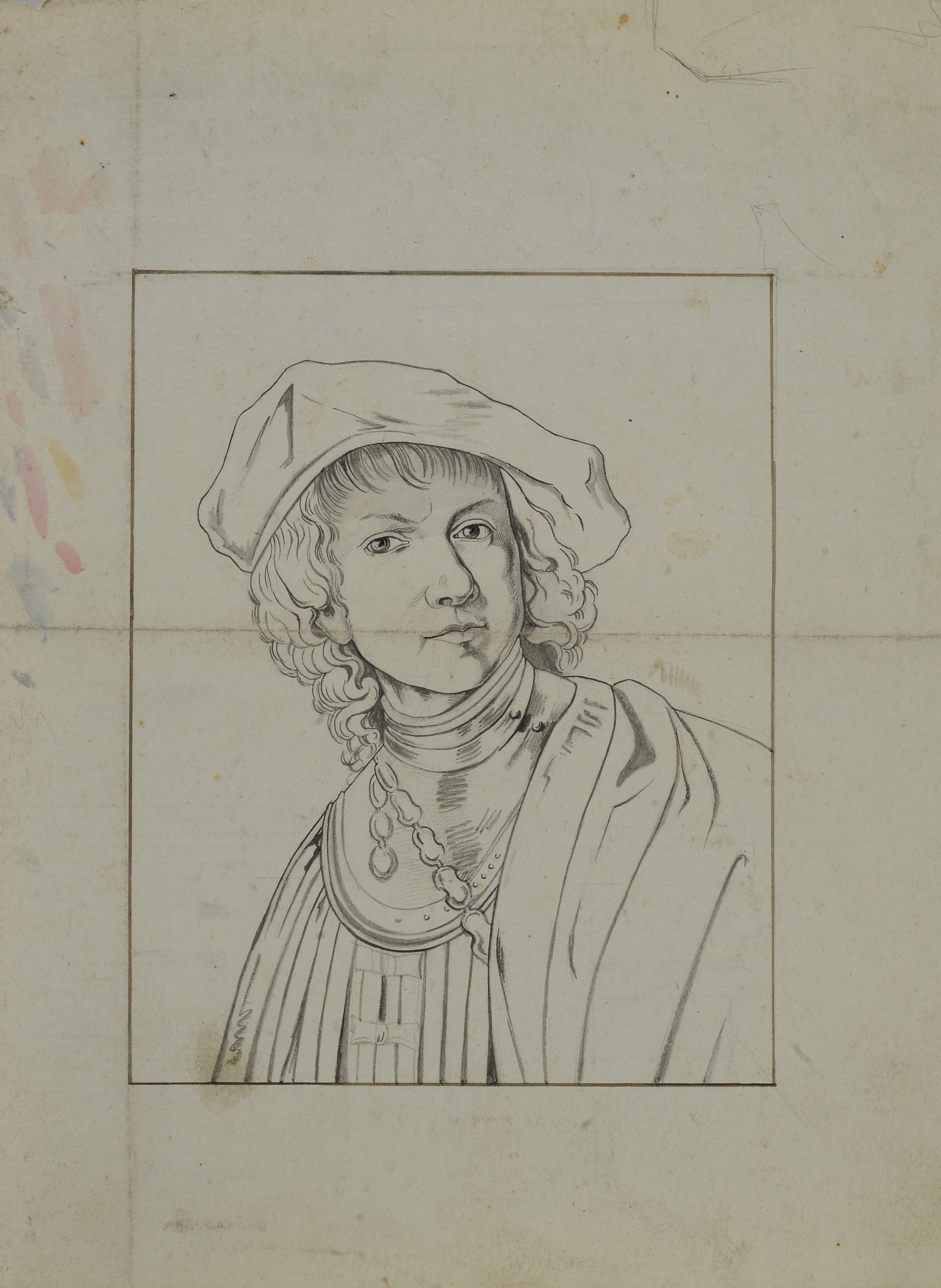 Lotto composto da quattro disegni