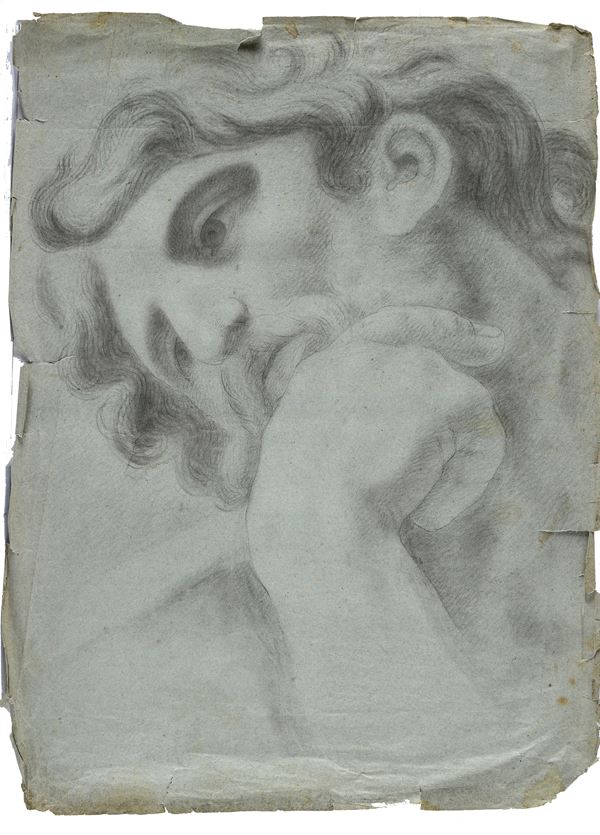 Anonimo, XIX sec. - Studio da Correggio
