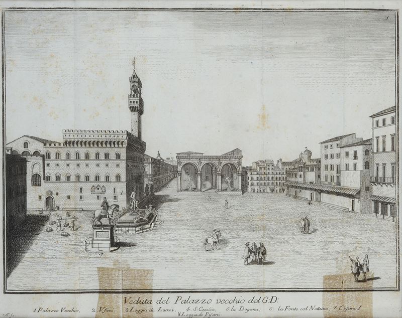 Veduta del Palazzo Vecchio del Gran Duca