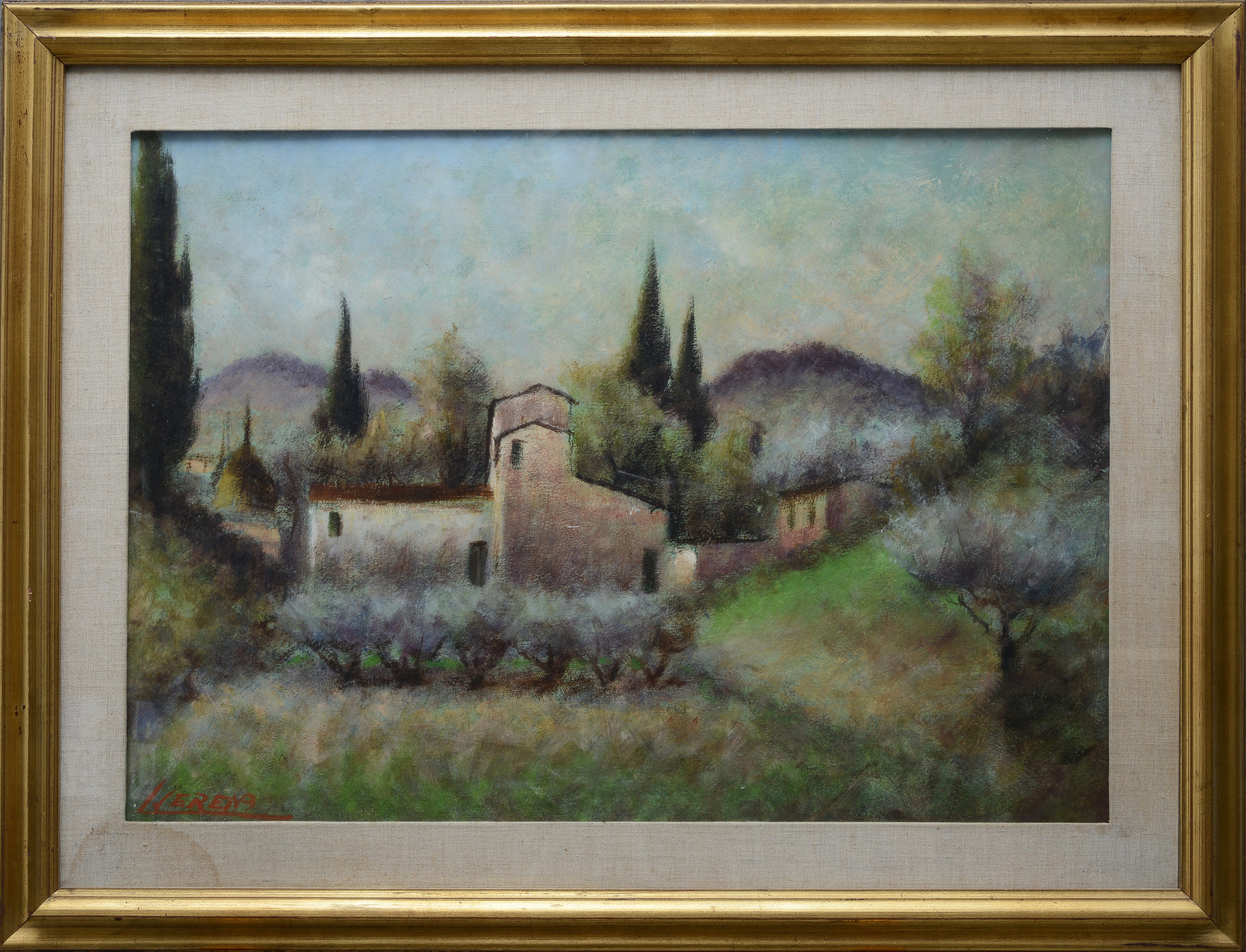 Anonimo, XX Sec. - Paesaggio Toscano