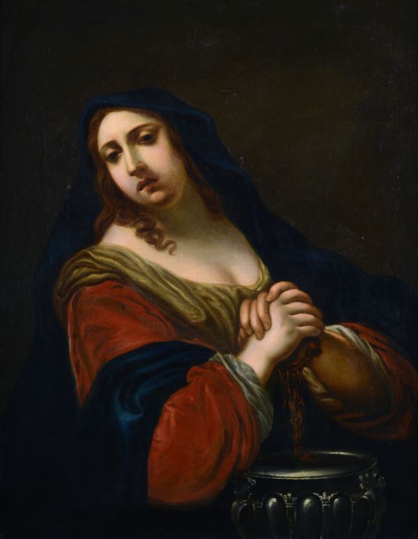 Scuola Fiorentina, XVII sec. - Maddalena penitente