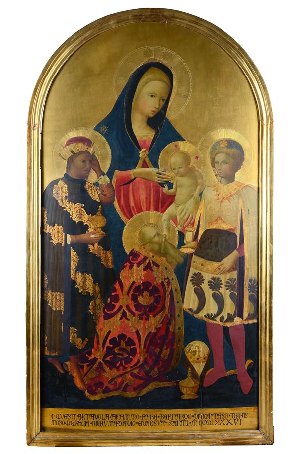 Attr. a Icilio Federico Joni - Madonna con Bambino e Magi