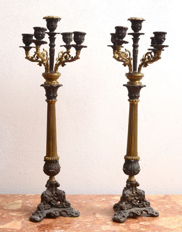 Coppia di candelieri