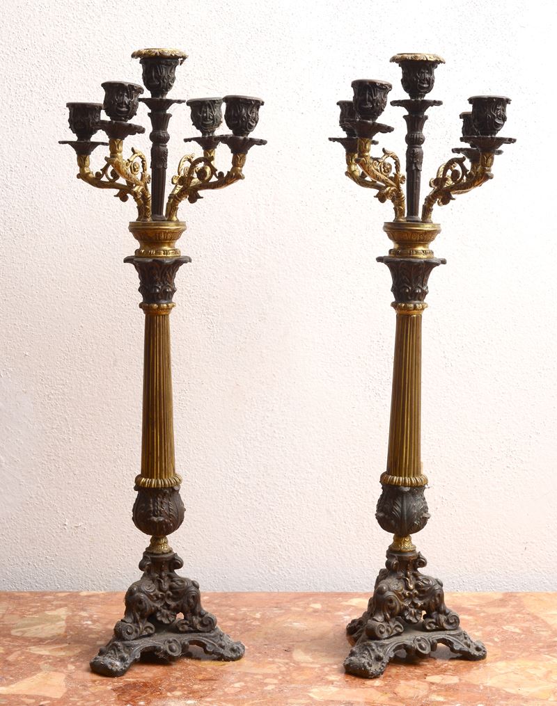 Coppia di candelieri